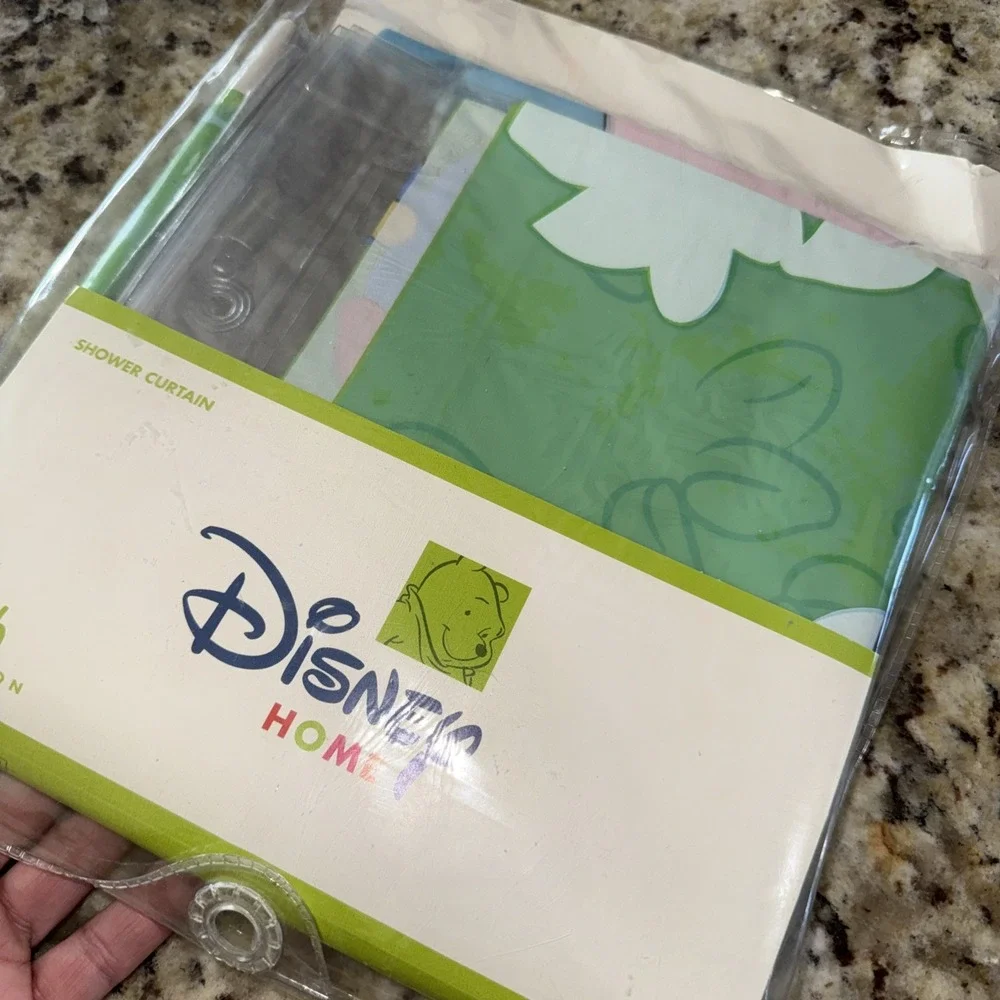 Disney Home ~ Winnie The Pooh‎ Shower Curtain With Rings Brand NEW 5409